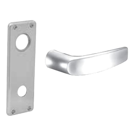 Sargent Fail Safe, 24V Electrified Mortise Lock, WT Escutcheon, B Lever, Satin Chrome 8270-24V WTB 26D